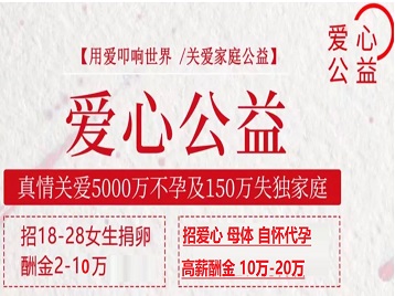 灞桥捐卵助孕生子 爱心志愿者招募